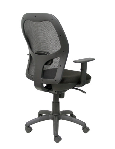 SILLA JORQUERA BALI CON BRAZOS MALLA NEGRA