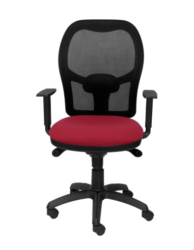 SILLA JORQUERA BALI CON BRAZOS MALLA NEGRA