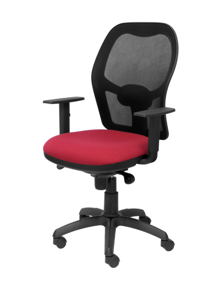 SILLA JORQUERA BALI CON BRAZOS MALLA NEGRA