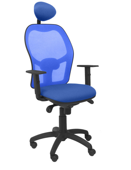 SILLA JORQUERA BALI CON CABECERO MALLA AZUL