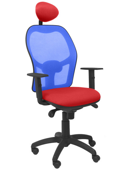 SILLA JORQUERA BALI CON CABECERO MALLA AZUL