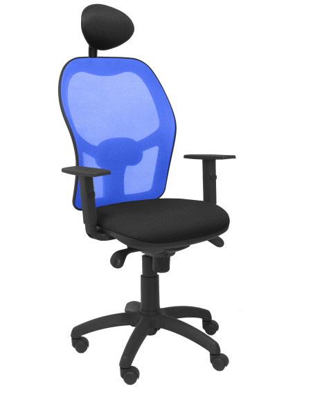 SILLA JORQUERA BALI CON CABECERO MALLA AZUL