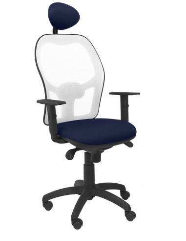 SILLA JORQUERA BALI CON CABECERO MALLA BLANCA