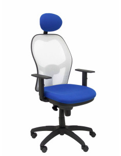 SILLA JORQUERA BALI CON CABECERO MALLA BLANCA