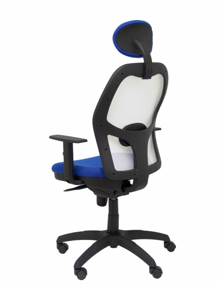 SILLA JORQUERA BALI CON CABECERO MALLA BLANCA