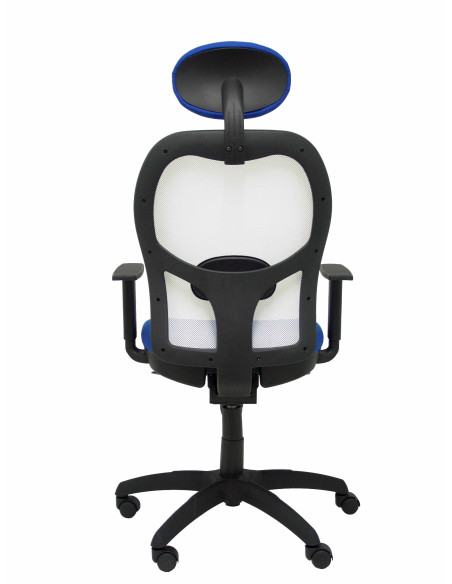 SILLA JORQUERA BALI CON CABECERO MALLA BLANCA