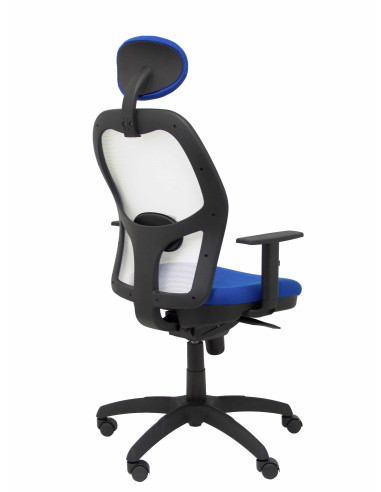 SILLA JORQUERA BALI CON CABECERO MALLA BLANCA