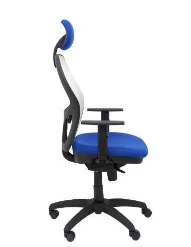 SILLA JORQUERA BALI CON CABECERO MALLA BLANCA