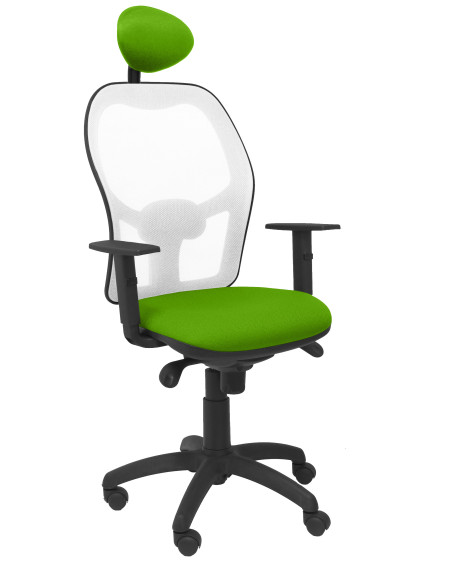 SILLA JORQUERA BALI CON CABECERO MALLA BLANCA