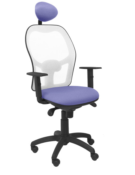 SILLA JORQUERA BALI CON CABECERO MALLA BLANCA