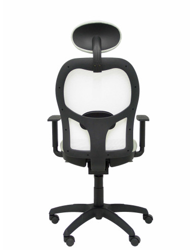 SILLA JORQUERA BALI CON CABECERO MALLA BLANCA