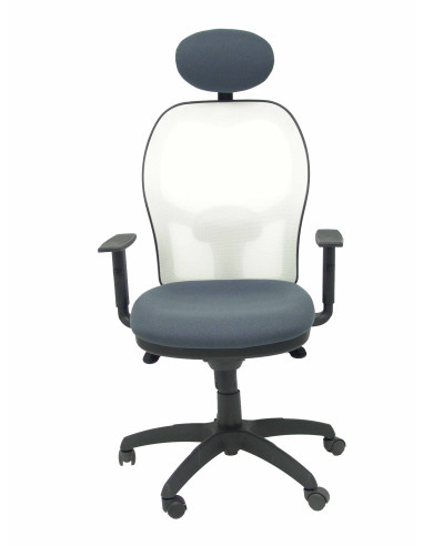 SILLA JORQUERA BALI CON CABECERO MALLA BLANCA