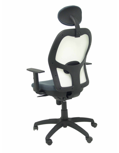 SILLA JORQUERA BALI CON CABECERO MALLA BLANCA