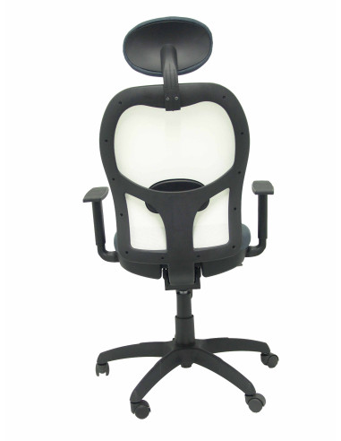 SILLA JORQUERA BALI CON CABECERO MALLA BLANCA