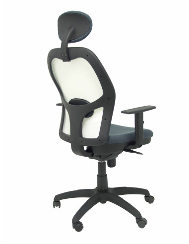 SILLA JORQUERA BALI CON CABECERO MALLA BLANCA