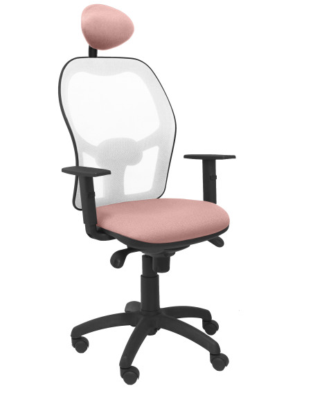 SILLA JORQUERA BALI CON CABECERO MALLA BLANCA