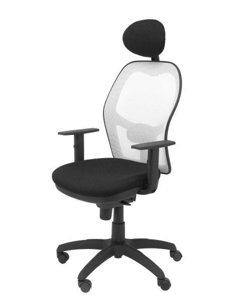 SILLA JORQUERA BALI CON CABECERO MALLA BLANCA