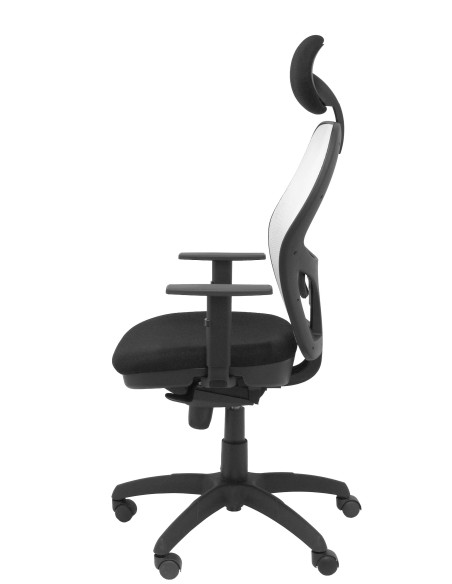 SILLA JORQUERA BALI CON CABECERO MALLA BLANCA