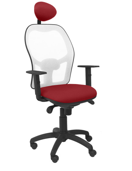 SILLA JORQUERA BALI CON CABECERO MALLA BLANCA