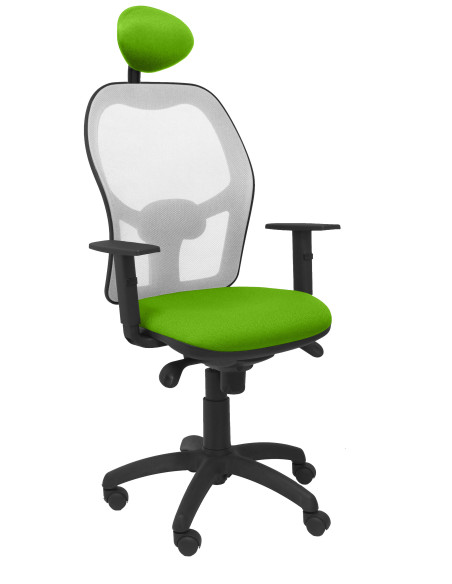 SILLA JORQUERA BALI CON CABECERO MALLA GRIS