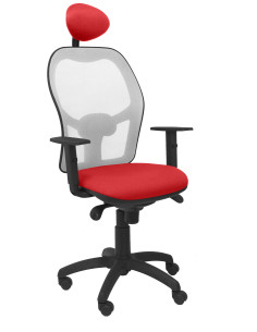 SILLA JORQUERA BALI CON CABECERO MALLA GRIS