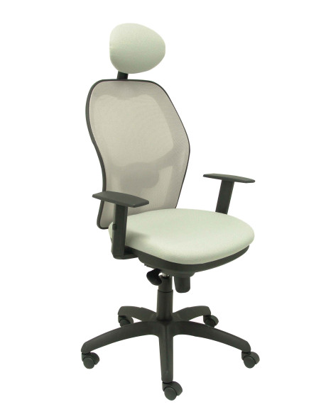 SILLA JORQUERA BALI CON CABECERO MALLA GRIS