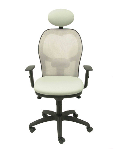 SILLA JORQUERA BALI CON CABECERO MALLA GRIS