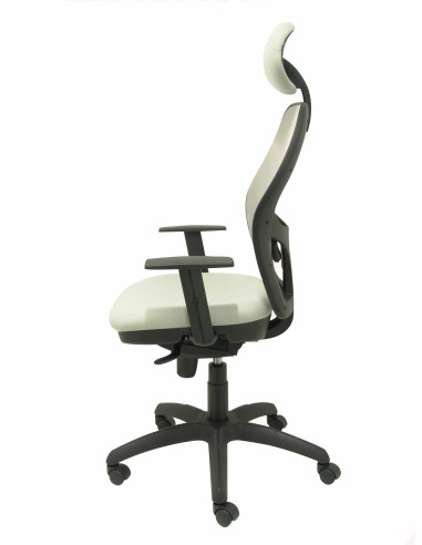 SILLA JORQUERA BALI CON CABECERO MALLA GRIS