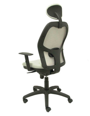 SILLA JORQUERA BALI CON CABECERO MALLA GRIS