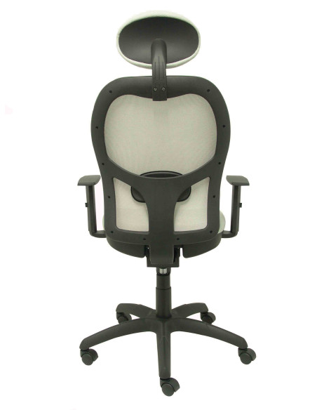 SILLA JORQUERA BALI CON CABECERO MALLA GRIS