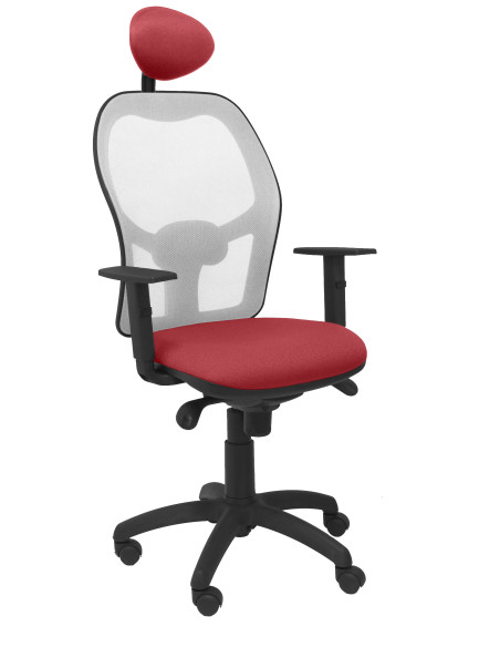 SILLA JORQUERA BALI CON CABECERO MALLA GRIS