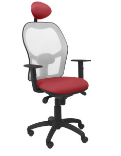 SILLA JORQUERA BALI CON CABECERO MALLA GRIS 2