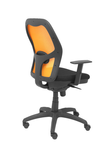 SILLA JORQUERA BALI CON BRAZOS MALLA NARANJA