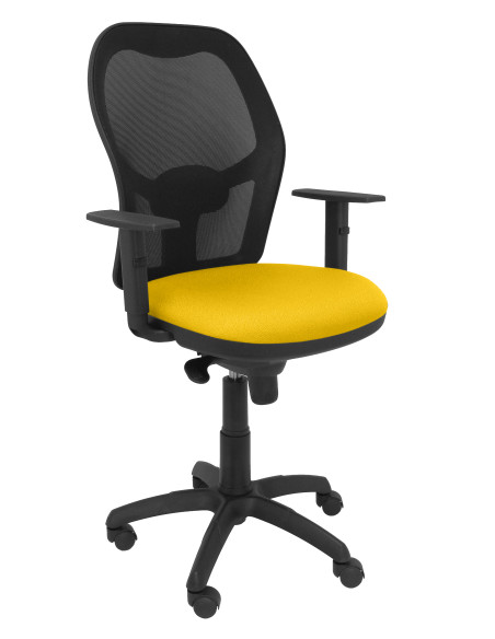 SILLA JORQUERA BALI CON BRAZOS MALLA NEGRA