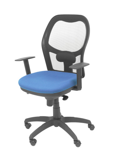 SILLA JORQUERA BALI CON BRAZOS MALLA NEGRA