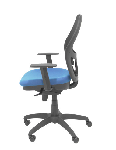 SILLA JORQUERA BALI CON BRAZOS MALLA NEGRA