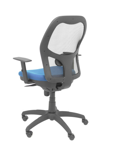 SILLA JORQUERA BALI CON BRAZOS MALLA NEGRA