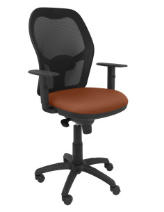 SILLA JORQUERA BALI CON BRAZOS MALLA NEGRA