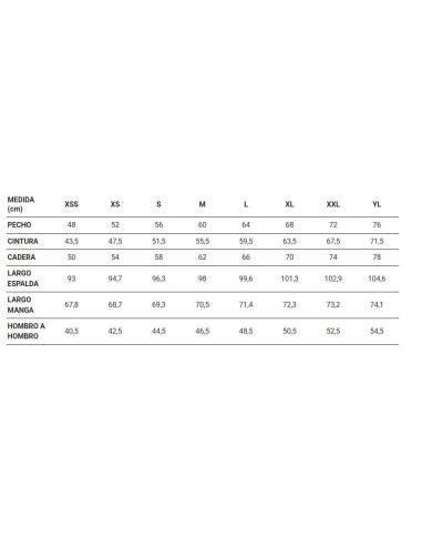 BATA HOMBRE MANGA LARGA OMAR