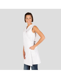 BATA MUJER CRUZADA SIN MANGAS