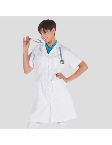 BATA MUJER MANGA CORTA SARGA BATA MUJER MANGA CORTA SARGA