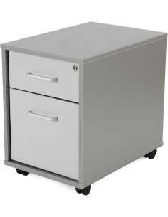 BUCK MÓVIL ROCADA STORE 1 CAJÓN Y CARPETERO 58x40cm GRIS