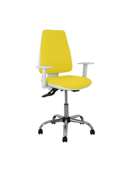 SILLA PIQUERAS Y CRESPO ELCHE BLANCA BRAZOS REGULABLES MECANISMO ASINCRO REGULABLE EN ALTURA BASE METALICA RUEDAS PARQUET ASIENT