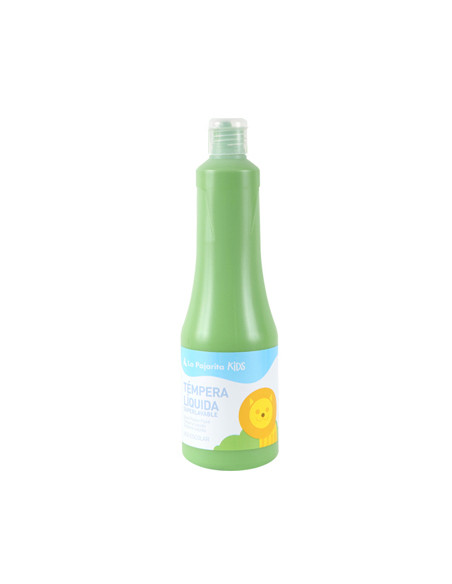TEMPERA LA PAJARITA LIQUIDA 500 ml botella  VERDE TL-07