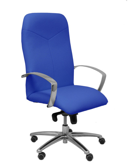 SILLA PIQUERAS Y CRESPO CAUDETE DIRECCION BRAZOS FIJOS MECANISMO BASCULANTE REGULABLE EN ALTURA ASIENTO Y RESPALDO TAPIZADO SIMI
