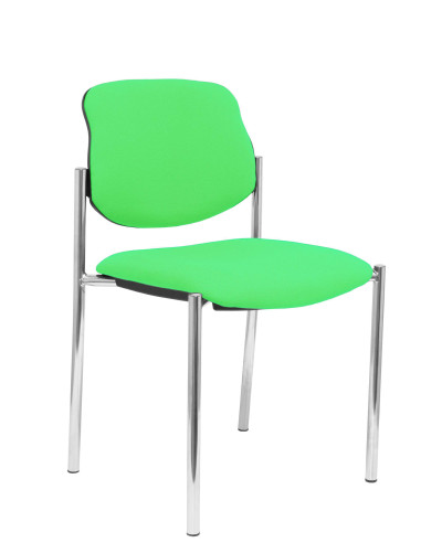 SILLA CONFIDENTE STYL SIN BRAZOS ESTRUCTURA CROMADA