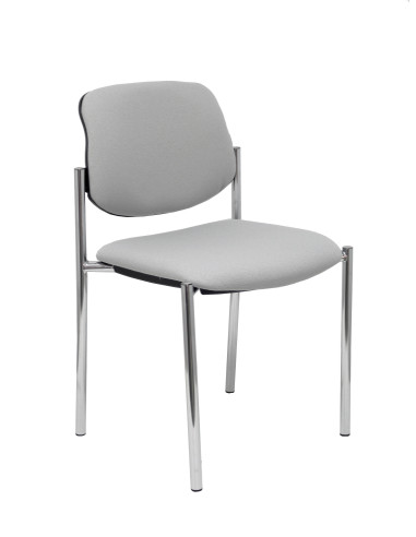 SILLA CONFIDENTE STYL SIN BRAZOS ESTRUCTURA CROMADA