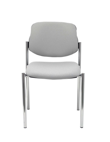 SILLA CONFIDENTE STYL SIN BRAZOS ESTRUCTURA CROMADA