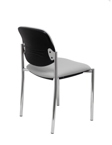 SILLA CONFIDENTE STYL SIN BRAZOS ESTRUCTURA CROMADA