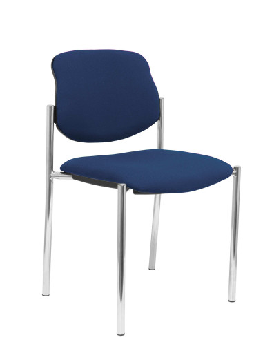 SILLA CONFIDENTE STYL SIN BRAZOS ESTRUCTURA CROMADA